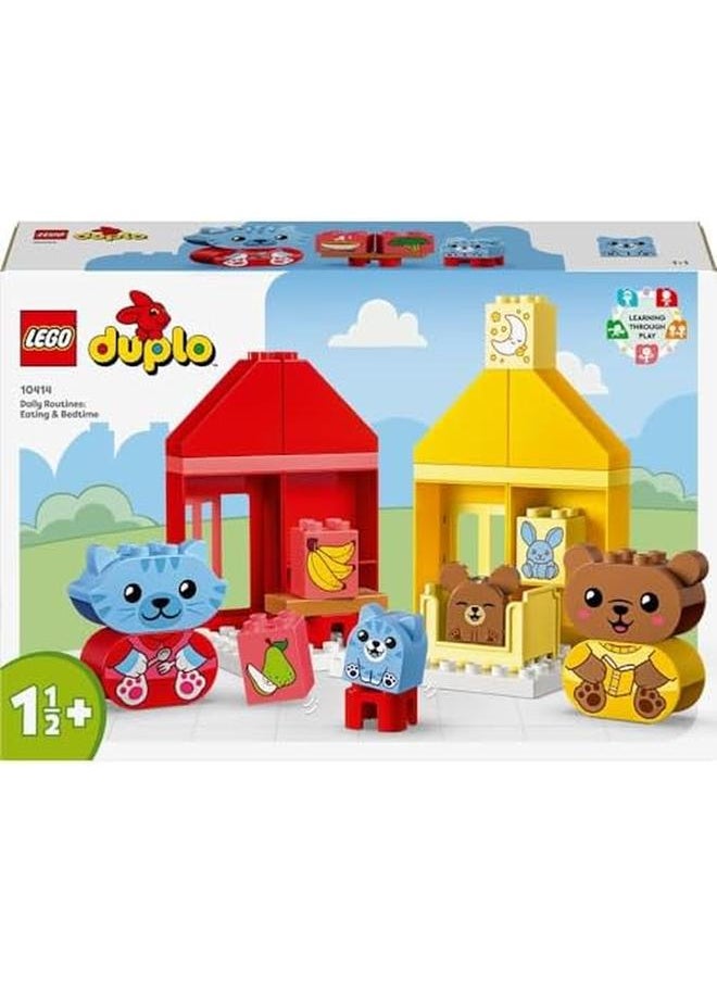 LEGO Duplo My First Daily Routines Eating And Bedtime 10414 Learning And Education Toys Set Building Blocks Toy For Toddlers 28 Pieces  - Image 2