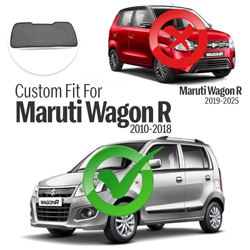Autofact Dicky Curtain for Maruti Wagonr 2010-2018 | Custom Fit Rear Windshield Sunshade | UV & Heat Protection | Foldable Mesh | Privacy & Cooling Car Accessory - Image 2