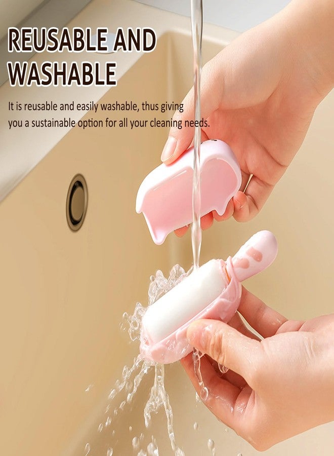 SAMIQU Portable Washable Lint Roller- Reusable Lint Roller,Travel Size,Cute Bear Shape Ball Remover,Extra Sticky for Pet Hair,Fuzz, Dust & Clothes(Set of 2) - Image 4