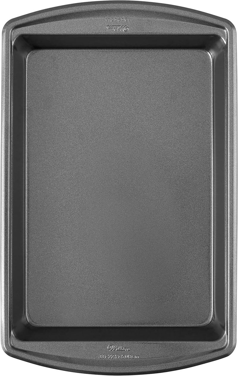 Wilton Advance Select 9x13 Inch Oblong Baking Pan Made without PFAS AntiWarping NonStick Cake Pan With DuraLast SiliconeInfused Coating Steel - Image 2