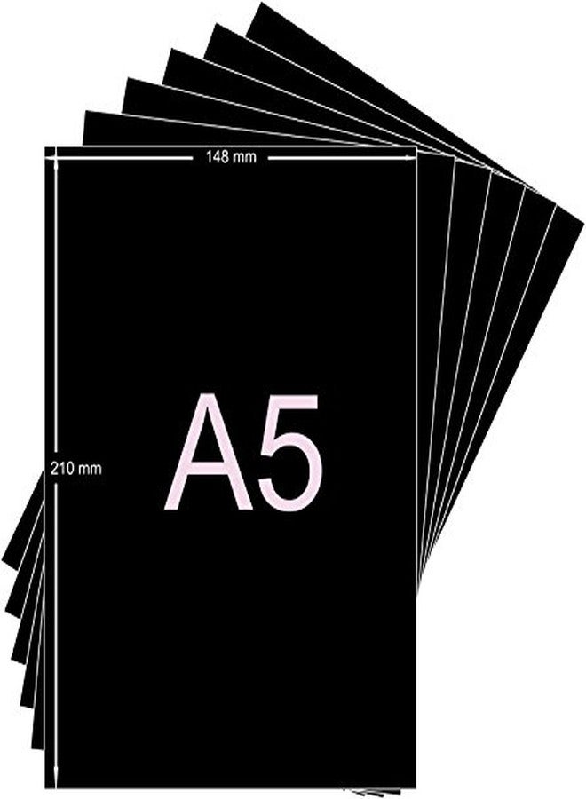 إمبرينت مجموعة من 25 ورقة سميكة سوداء اللون بحجم A5 - Image 1