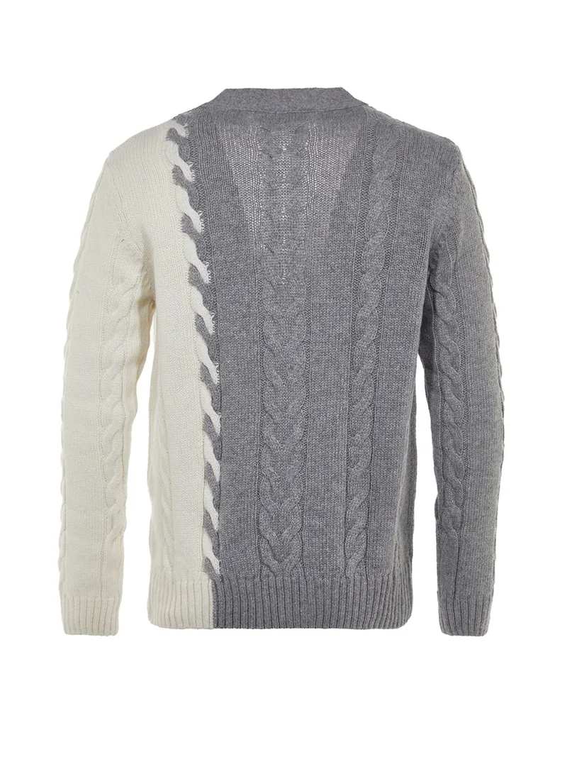 trendyol Cable Knit Button Cardigan