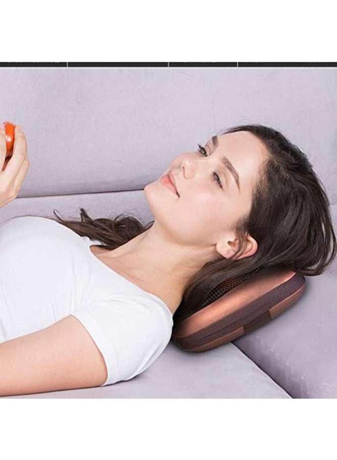Loquat Back Massager with Heat, Shiatsu Back and Neck Massager with Deep Tissue Kneading, Electric Back Massage Pillow for Back, Neck, Shoulders, Legs, Foot, Body Muscle Pain Relief, Use at Home, Car, Office - Image 2