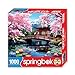 Springbok Haru in Japan 1000 Piece Jigsaw Puzzle for Adults Cherry Blossom Garden Unique Cut Pieces Made in USA - Image 4