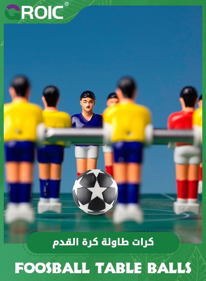 GROIC مجموعة من 16 كرة طاولة كرة قدم، كرات طاولة كرة قدم مقاس 32 مم، كرات طاولة كرة قدم بديلة، 16 قطعة، كرات طاولة كرة قدم متعددة الألوان، ملحقات كرات طاولة كرة قدم صغيرة رسمية مقاس 32 مم - Image 3