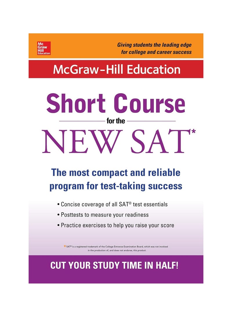 McGraw Hill Education Short Course For The New SAT Paperback 