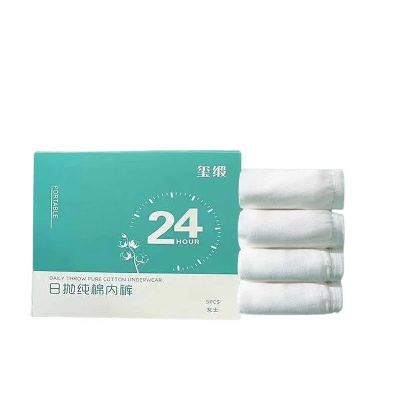 20 Pack Disposable Underwear Women Maternity Postpartum Recovery Travel Business Trip No-wash Sterile Cotton Size M - Image 3