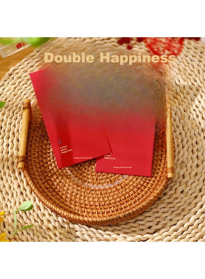 June bride Wedding Red Envelopes, Wedding Supplies, Wedding Gifts, Lucky Money Envelopes, Wedding Ceremony Gifts, 10 Pieces, 100 Yuan And 1000 Yuan Red Envelope Bags, Chinese Style - Image 4