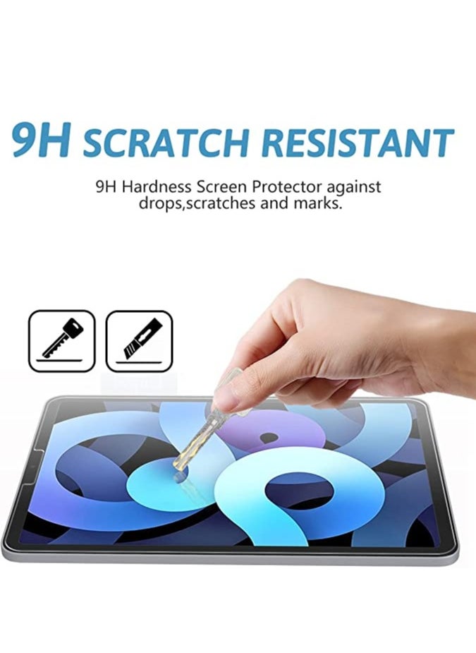 YoYoTech iPad Air 10.9 Inch 5th 4th Screen Protector Tempered Glass Film Anti Fingerprint Bubble Free 9H Hardness  - Image 4