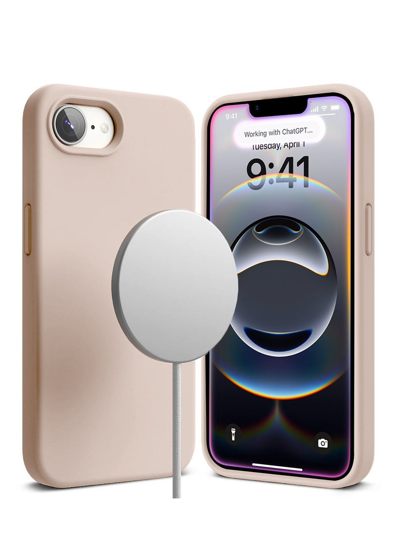 Wtech Apple iPhone 16e 5G 2025 Premium Soft Liquid Silicone Case Cover (MCRPSN) - Beach - Image 2