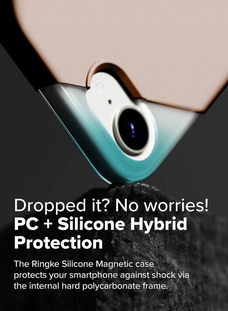 Wtech Apple iPhone 16e 5G 2025 Premium Soft Liquid Silicone Case Cover (MCRPSN) - Beach - Image 4