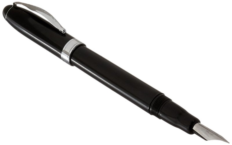 Noodler's Luxury Brands Noodler's Ink Ahab Flex Nib Black Piston Fill Fountain Pen (15001) - Image 1