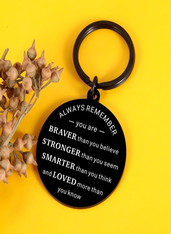 TI-EDC to My Son Gifts from Mom Dad, Back to School Stuff for Teen Boys, Gifts for Son Keychain, Gag Gift, Double-sided (black) - Image 5