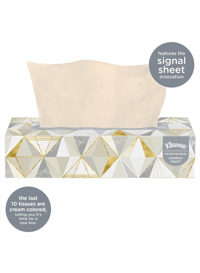 Kimberly-Clark Kleenex Professional Facial Tissue for Business (03076), Flat 12 Boxes / Convenience Case, 125 Tissues / Box, 1,500 Tissues / Case, White - Image 4