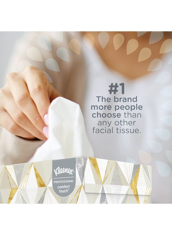 Kimberly-Clark Kleenex Professional Facial Tissue for Business (03076), Flat 12 Boxes / Convenience Case, 125 Tissues / Box, 1,500 Tissues / Case, White - Image 5