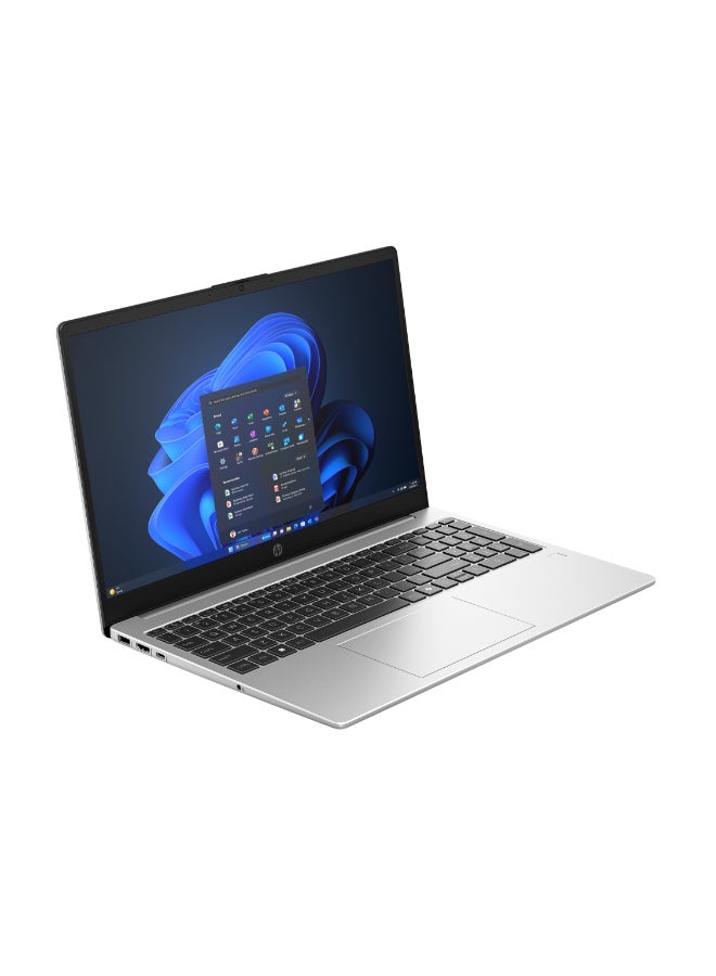 HP 250 G10 Notebook With 15.6 Inch Full HD (1920x1080) Display, Core 5 120U Processor/8GB RAM DDR4/512GB SSD/Intel UHD Graphics/DOS(Without Windows)/ English/Arabic Silver - Image 4