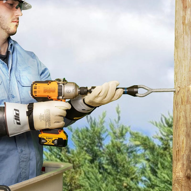 Klein Tools NRHD 5-In-1 Impact Socket, Features Three Square Socket Sizes: 3/4-,1, and 1-1/8- Inch, and Small and Large Alignment Slots - Image 3