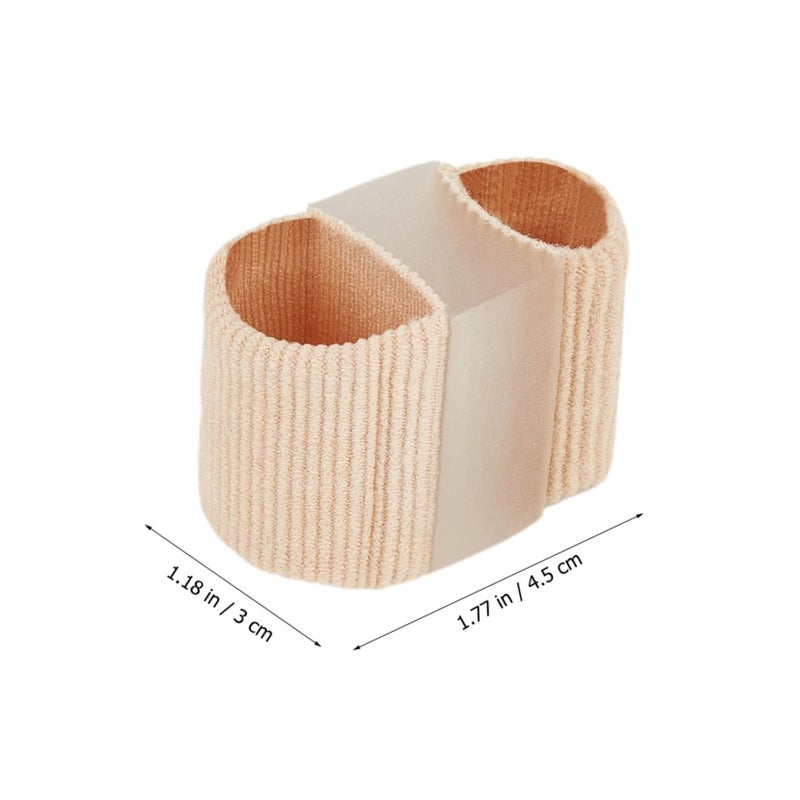 12pcs Women’s Skin Color Toe Separators Overlapping Toe Pads Bunion Corrector Reusable Washable for Foot Relief and Nail Art Care - Image 2