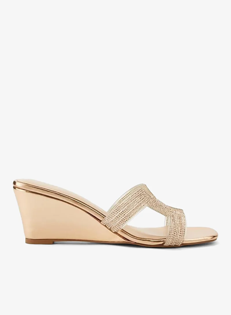 سيليست Women Embellished Wedge Heel Sandals Ramadan Collections