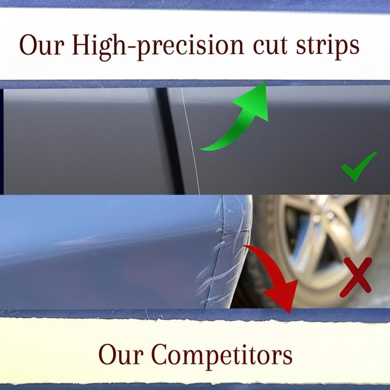 Upromax 3M Paint Protection Film Roll 0.4 Inches x 10 Yd, 8mil Protect Your Vehicle High Impact Areas Scratches Chips and Debris Clear Invisible Long Lasting Resistant UV Rays Water Weather - Image 3
