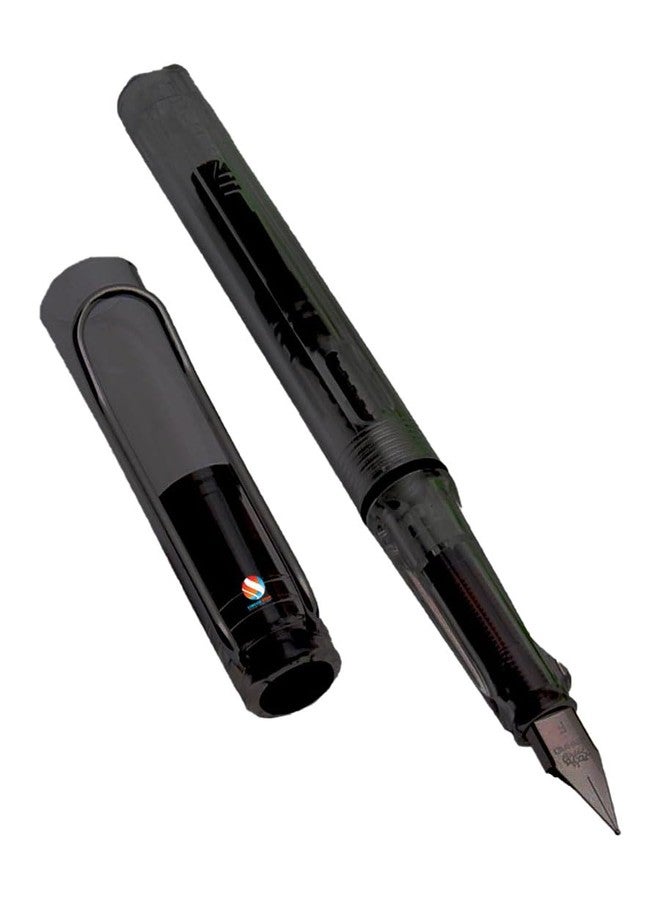 Eshcon India Eshcon Transparent Colour Fountain Pen Smooth Writing Nib with Ink Converter - Image 2