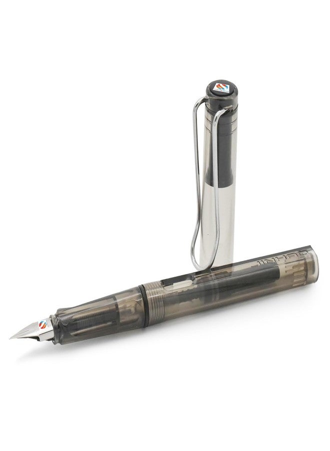 Eshcon India Eshcon Transparent Colour Fountain Pen Smooth Writing Nib with Ink Converter - Image 4