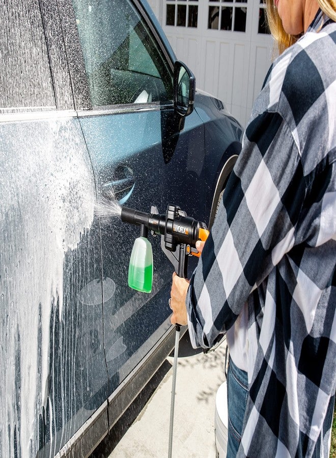 WORX WA4036 Hydroshot Plastic Soap Bottle Accessory, Black & White - Image 3