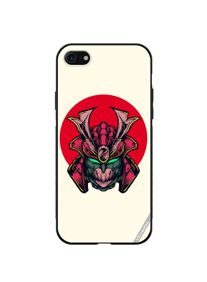 VR CREATIVE Protective Case Cover For Apple iPhone SE (2022) Mecha Samurai Design Multicolour - Image 1