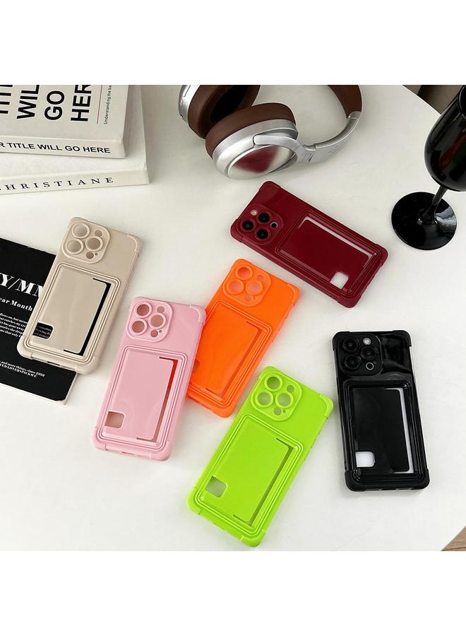 erorex Case For iPhone 13 Macaron Color Side Card Slot TPU Phone Case - Image 2