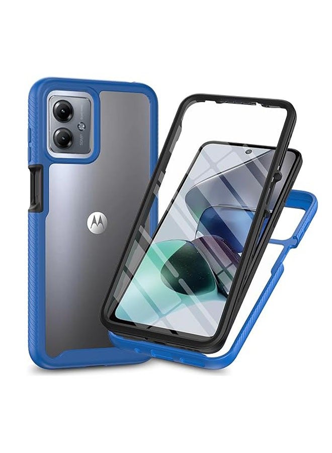 general The phone case is compatible with Motorola Moto G54, 360° full protection, shockproof phone case, clear phone case, silicone bumper cover, built-in screen protector