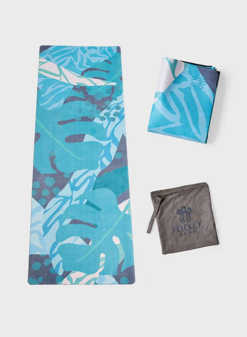 prickly_pear Lush Lagoon' Travel Yoga Mat