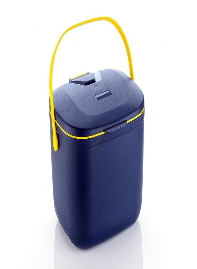 XML Basket For Fruits Vegetable Shopping Picnic Multipurpose Square Storage Bin With Lid And Handle Plastic - Image 1