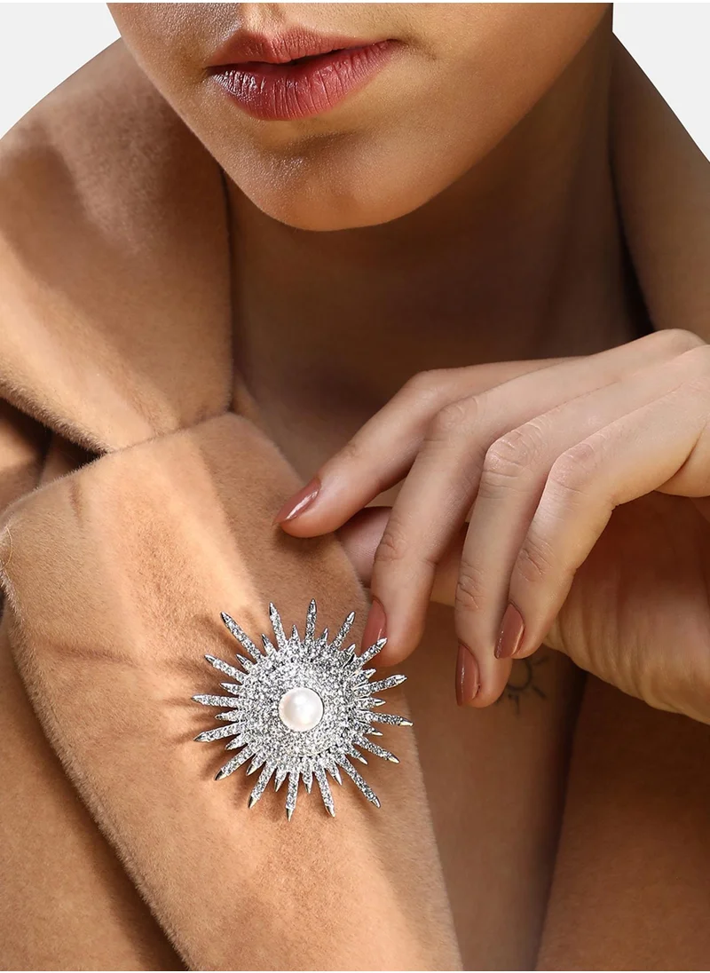 SOHI Celestrial Statement Brooch