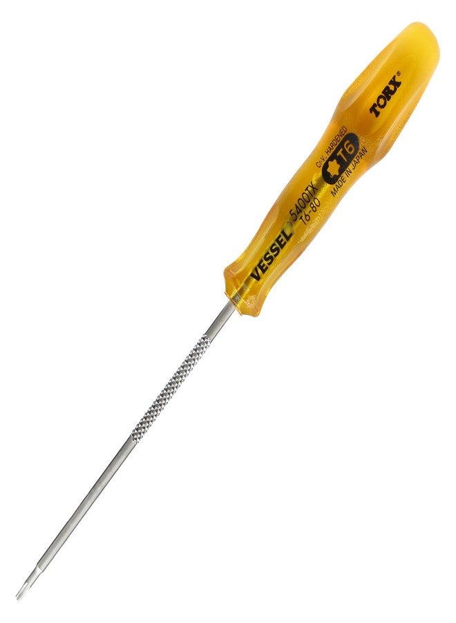 Vessel Torx Power Grip Torx Screwdriver T6 x 80 5400TX - Image 2