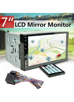 ماركة غير محددة مشغل LCD للسيارة بشاشة تعمل باللمس مقاس 7 بوصات، مشغل فيديو صوتي عالي الدقة مع Android/iOS Mirror Link، FM، USB، SD، وجهاز تحكم عن بعد  - Image 1