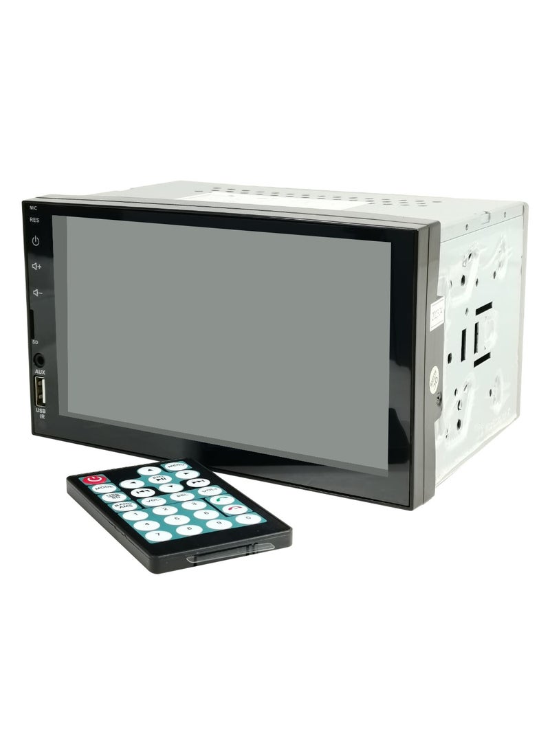 Generic - Car LCD Player 7" Touch Screen Display, Full HD Video Audio Player with Android/iOS Mirror Link, FM, USB, SD, and Remote Control - Image 1