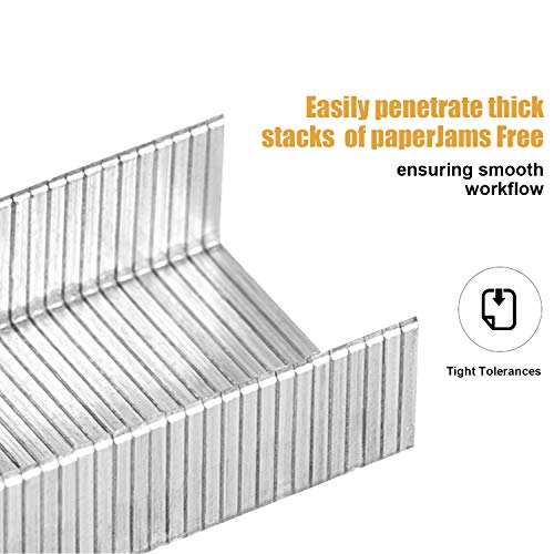 Leven Deli 5,000 Staples, Fits Deli 40 & 60 Sheet Capacity Staplers, 5/16" Leg Length, Jam Free Sharp Chisel Point Design, 10 Boxes of 500 Staples - Image 4