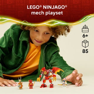 ليغو NINJAGO حزمة معركة آلي التنين الخاص بكاي‎، لعبة آلي للأطفال بعمر ٦ سنوات وأكثر (٨٥ قطعة) 71851 - view 3