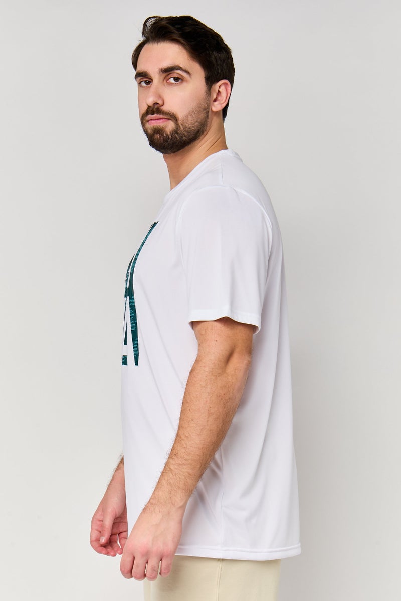 PUMA Men Sportswear Fit Short Sleeve Training T-Shirts, White - Image 3
