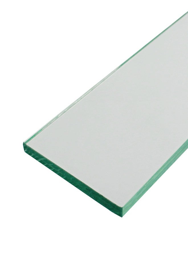 أم-دي بيلدينغ برودكتس رف زجاجي MD | رف حمام مقوى 12 بوصة × 3-3/8 بوصة | رفيع للغاية، مقاوم للكسر، سهل التركيب | ديكور تخزين وتنظيم عصري يمكنك تركيبه بنفسك - Image 3