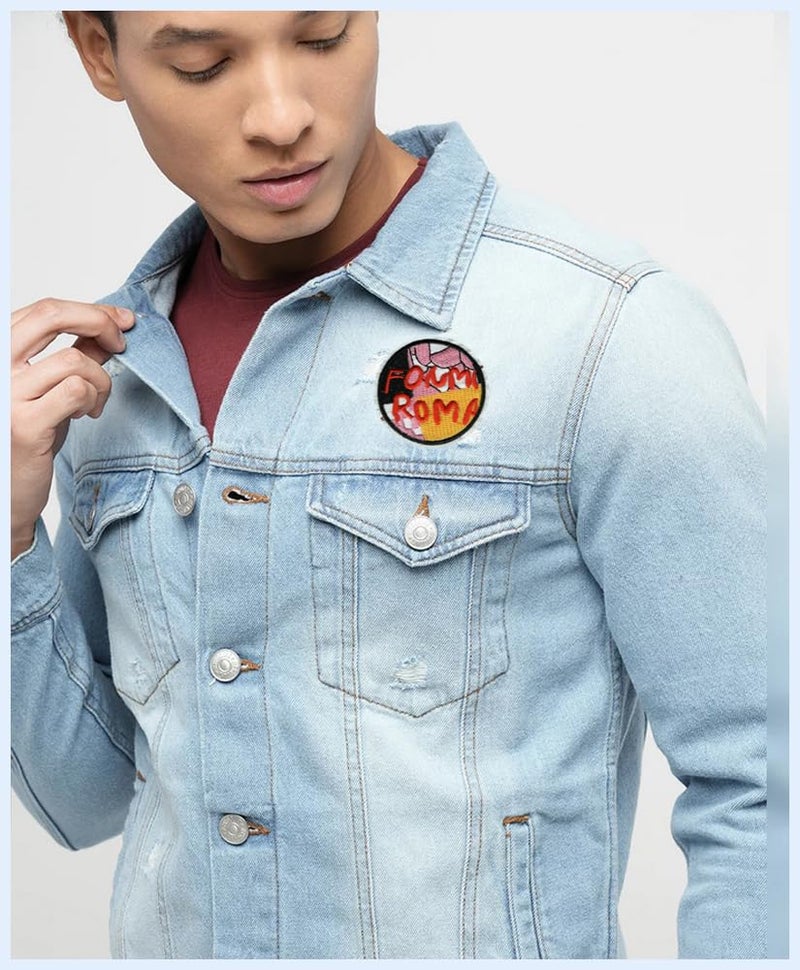 Famous Rome Applique Embroidered Sewon Patch Size Small 65cm x 65cm for Jackets Bags TShirts Jeans Pants Outdoor Clothing 1 Piece Code6PART4 - Image 3