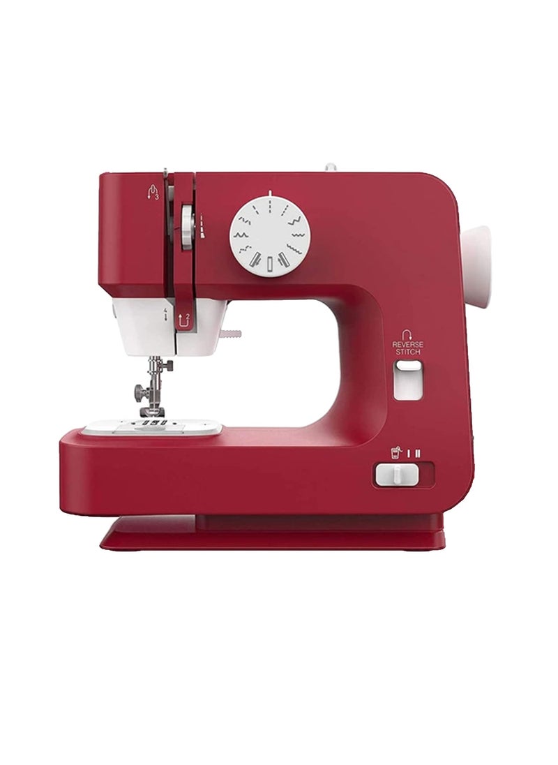Arabest Sewing Machine Portable mini Electric Sewing Machine for beginners 12 Built-in Stitches 2 Speed with Foot Pedal，Light, Storage Drawer  - Image 1