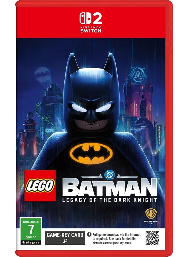 Warner Bros LEGO Batman: Legacy of the Dark Knight Switch 2 Game-Key Card ( KSA Version ) - nintendo_switch_2 - Image 1