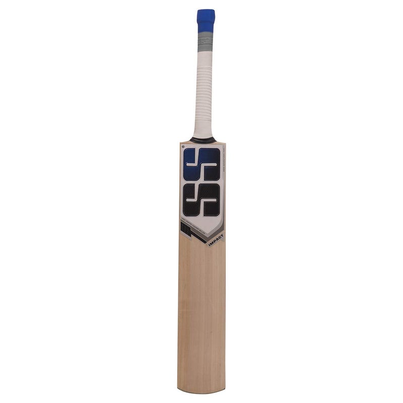 SS Impact Kashmir Willow Cricket Bat | Color: Multicolor | Size: Willow Wood | for Men & Boys | Lightweight and Durable | Thick Edges | Air Dried Willow | Optimum Performance - Image 2