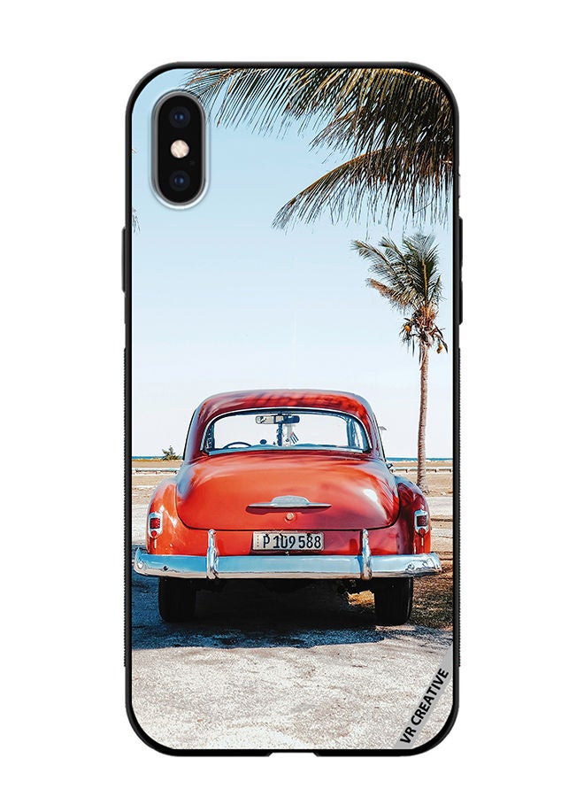VR CREATIVE Protective Case Cover For Apple iPhone XS Max Vintage Summerside Design Multicolour - Image 1