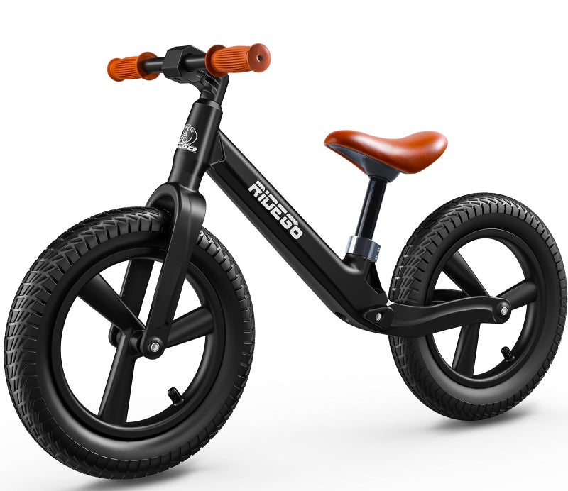 Ridego 14 Inch Balance Bike for Kids 3-6 Year Old,Lightweight Kids Bike with Adjustable Seat, Push Bicycle with Air Rubber Tiresï¼ŒRide-on Toys Birthday Gift - Image 1