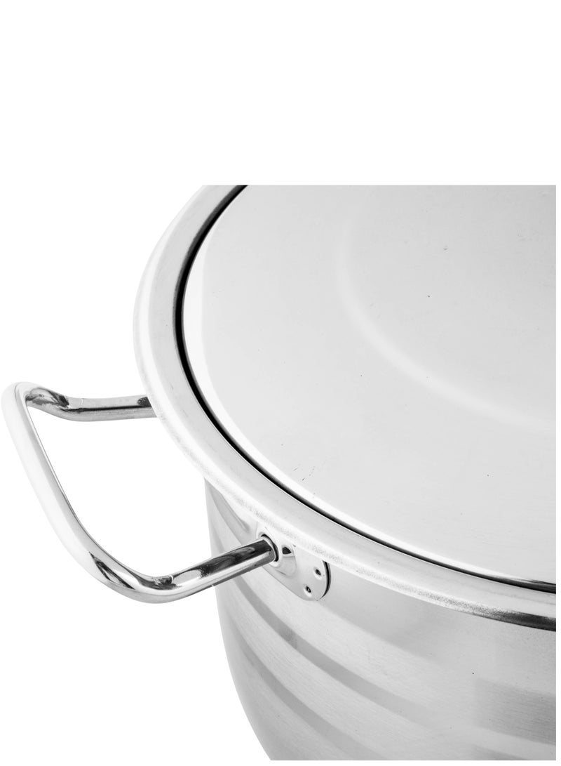 TKM High quality Turkish stainless steel pot, size 24 cm, capacity 6 liters - Image 5