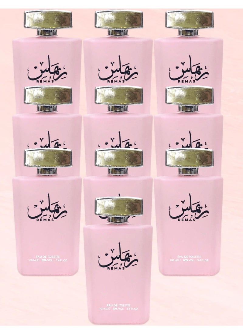 remas 10 Pieces Remas Perfume 100 Ml EDT - Image 1