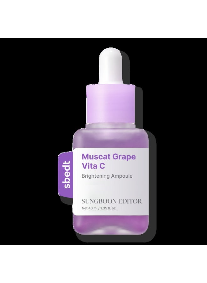 SUNGBOON EDITOR Muscat Grape VitaC Brightening Ampoule 40ml - Image 1