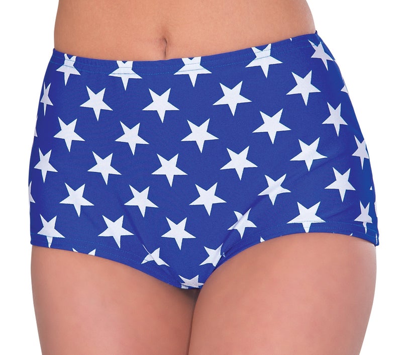 Rubies DC Comics Superheroes: Wonder Woman Boy Shorts for Adults, Women's Standard - Image 3